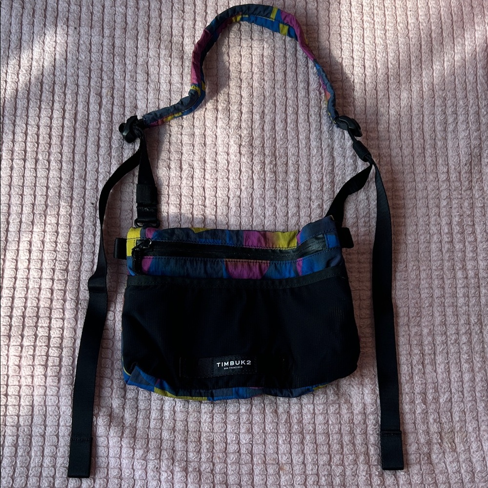 Timbuk2 Black and Multicolor Crossbody Bag